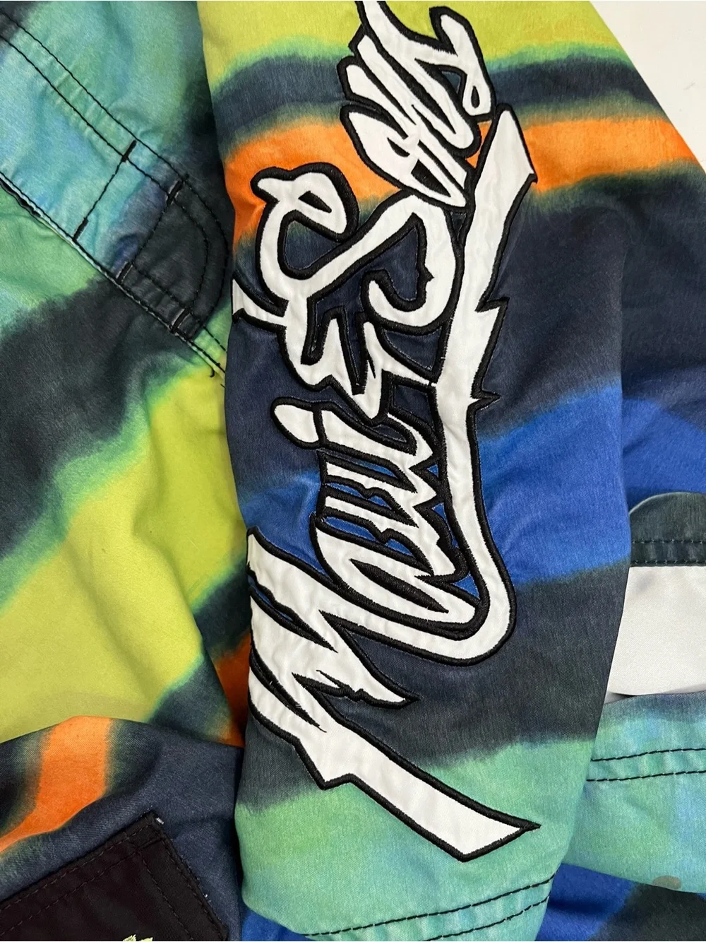 Maui & Sons Men’s Swim Board Shorts Trunks Embroidered Logo Multi color Size 32